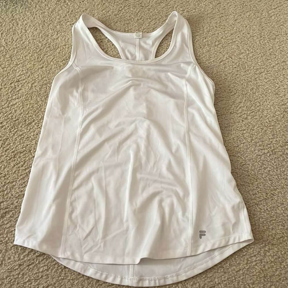Fila Sport White Tank Top